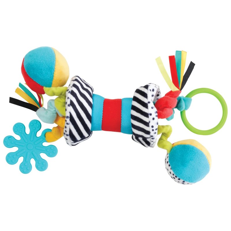 E-shop Manhattan Toy Wimmer hrkálka s hryzátkom Zaggles