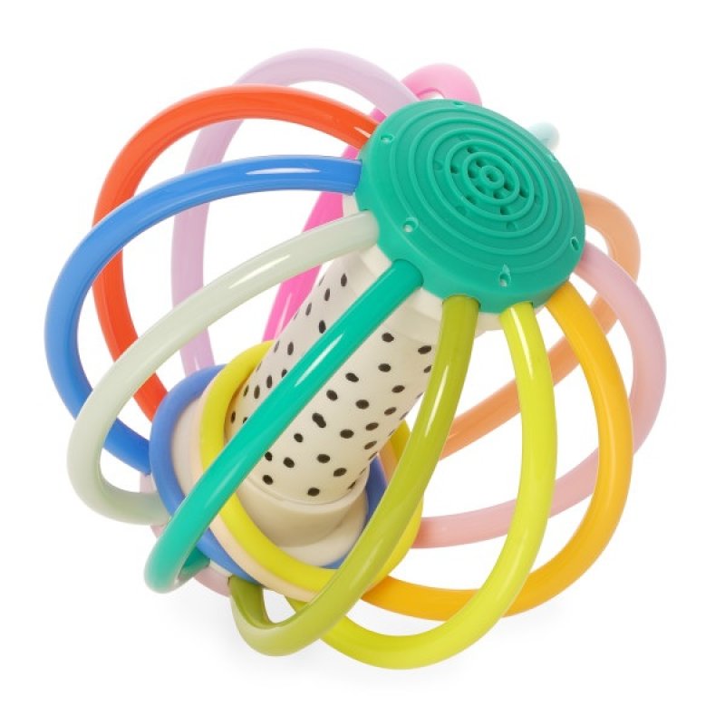 E-shop Manhattan Toy Hryzátko s hrkálkou Whistleball Colorpop