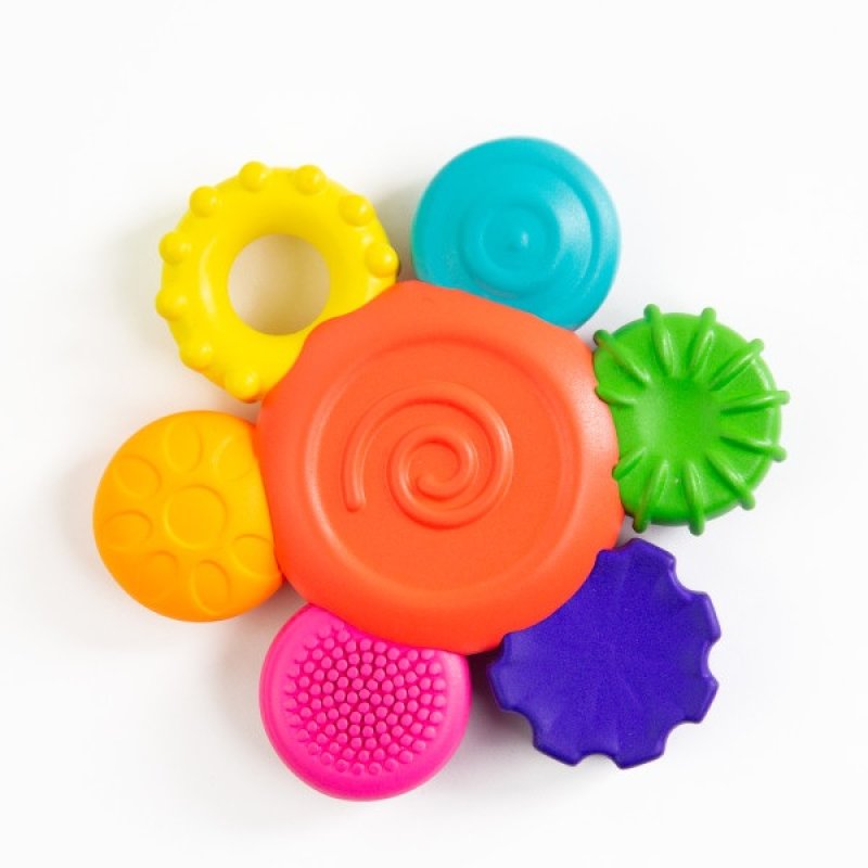 E-shop Sassy Silikónové hryzátko Flower