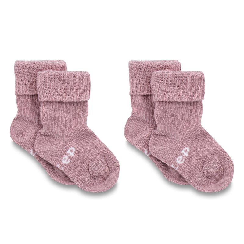 E-shop KipKep Detské ponožky Stay-on-Socks 0-6m 2páry Mauve