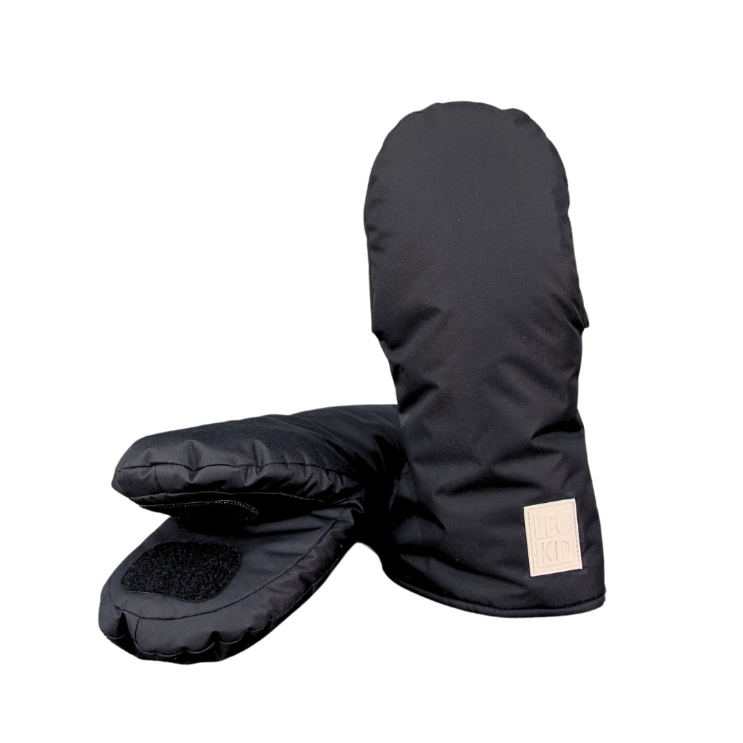 E-shop LEOKID rukavice na kočík farba:black coal