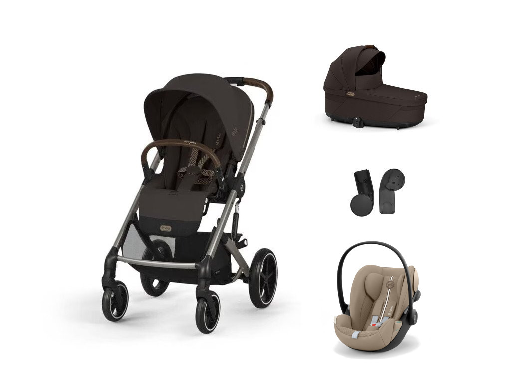 E-shop Cybex Balios S LUX, bundle set S 2025, chocolate brown/beige
