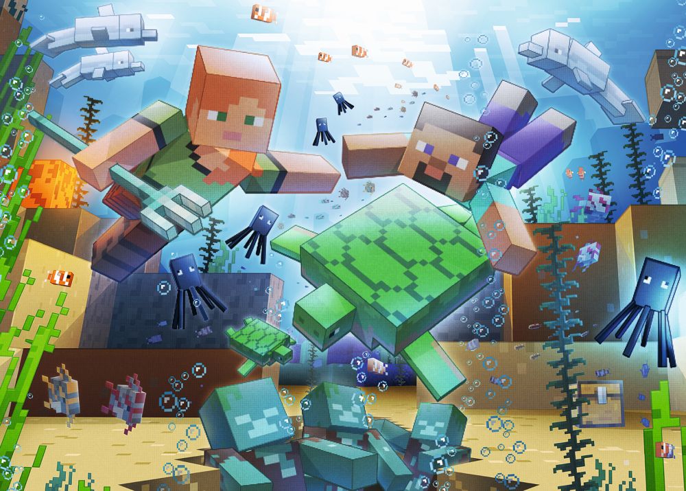 E-shop Ravensburger Minecraft 1000 dielikov