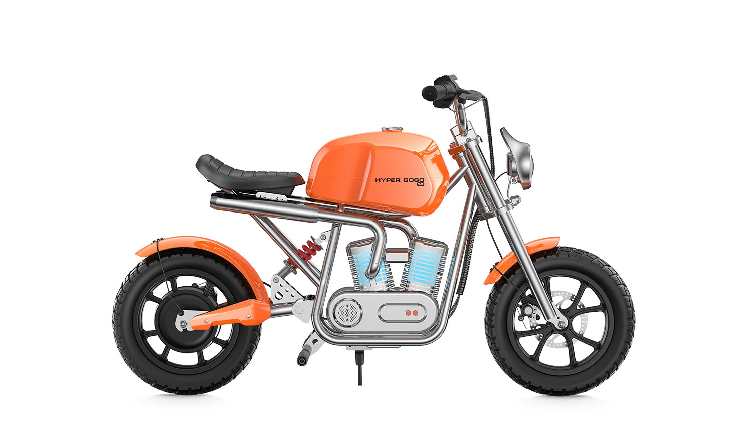 E-shop Hyper Gogo S9 Detská elektrická motorka tínedžerov do 60 kg, 12" kolesá, oranžová