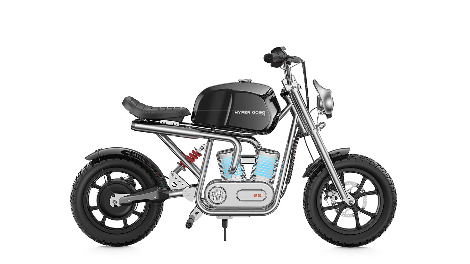 E-shop Hyper Gogo S9 Detská elektrická motorka tínedžerov do 60 kg, 12" kolesá, čierna
