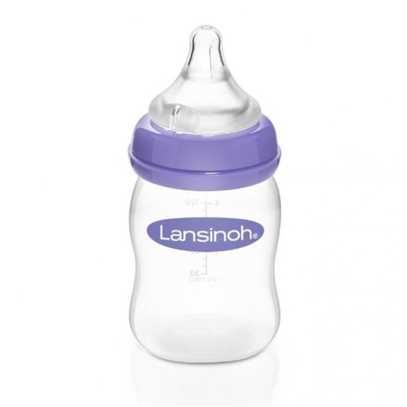 E-shop Lansinoh Dojčenská fľaša 160ml s NaturalWave TM cumlíkom (S)