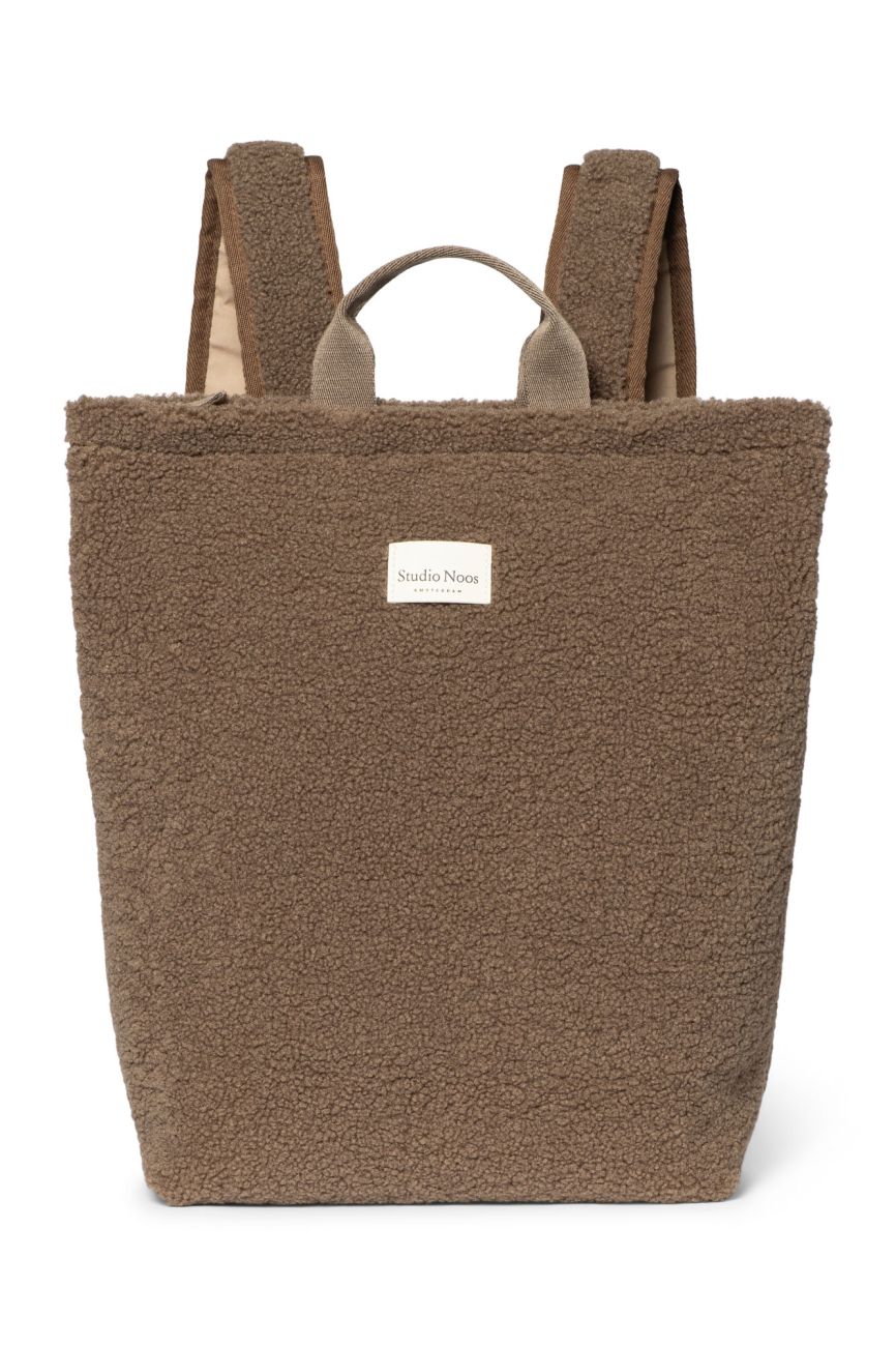E-shop STUDIO NOOS - Teddy BACKPACK - batoh pre dospelé | Brown