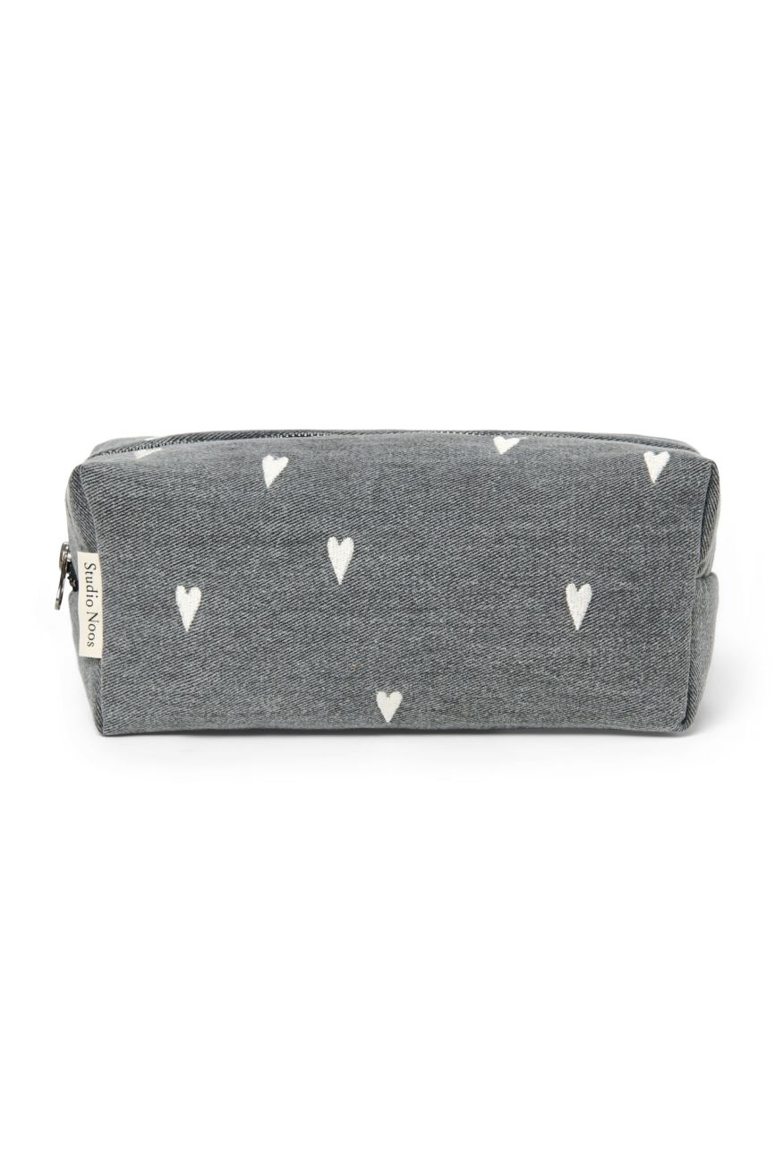 E-shop STUDIO NOOS - Denim POUCH - kabelka | Grey Hearts