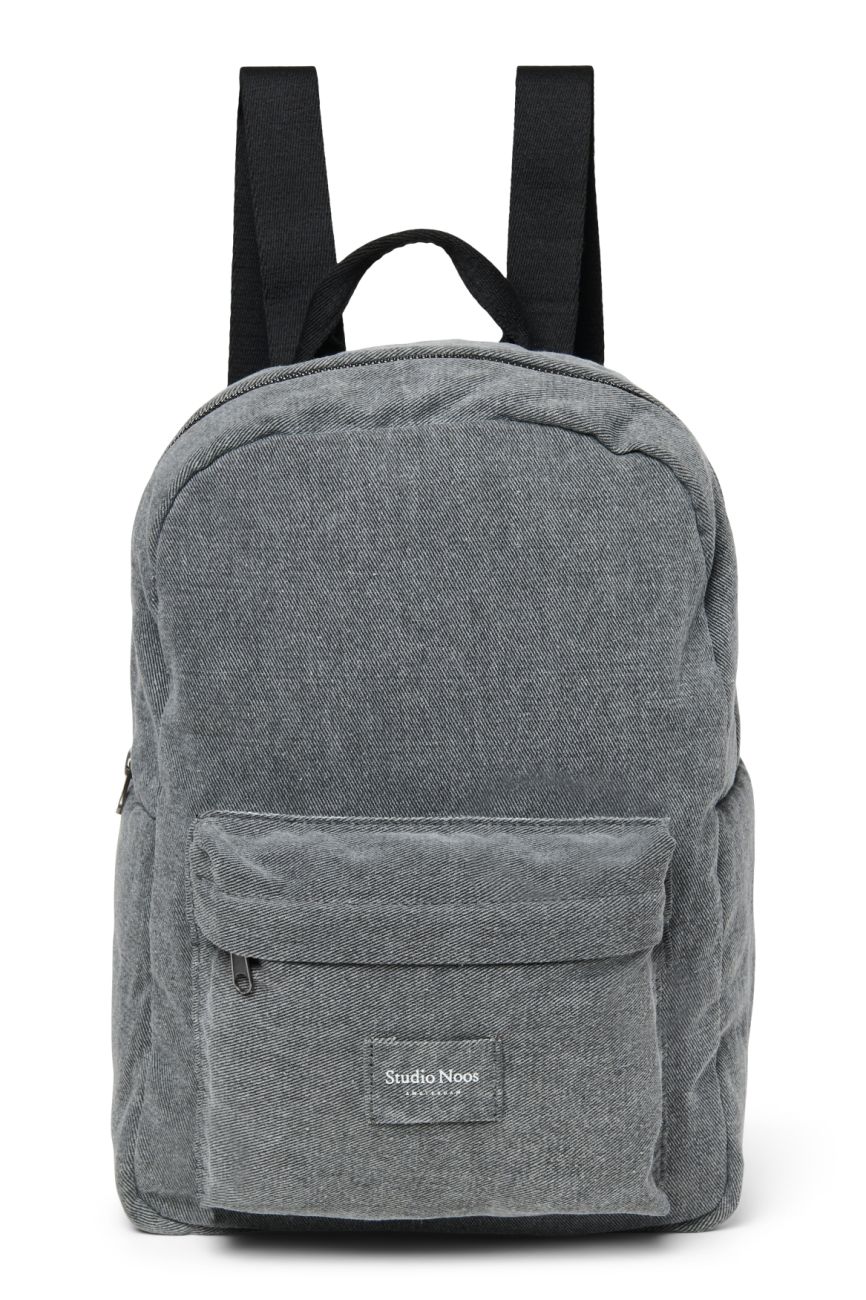 E-shop STUDIO NOOS - Denim Midi BACKPACK - batôžtek s predným vreckom | Grey