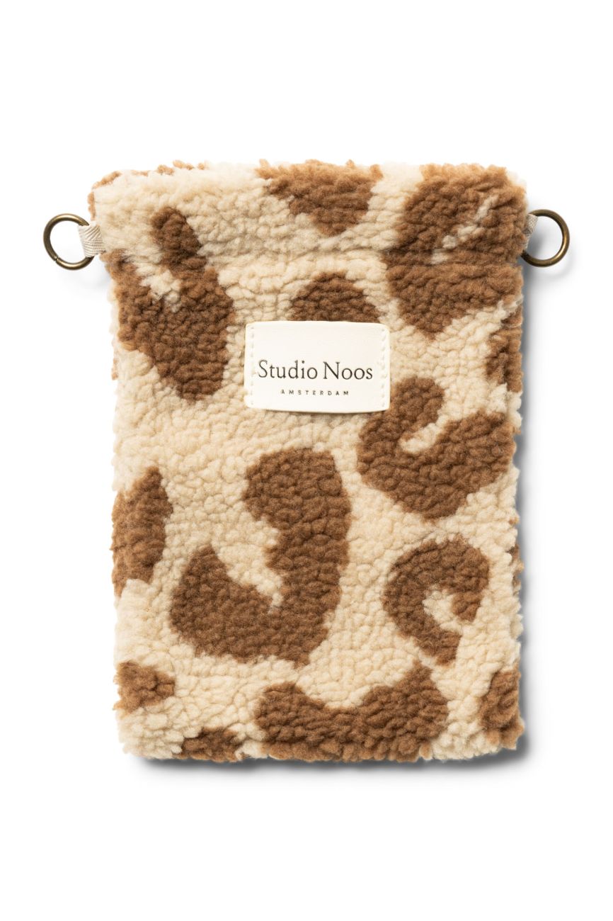 E-shop STUDIO NOOS - Teddy Phone BAG - taštička na telefon | Natural Leopard