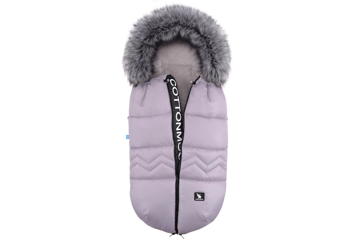 E-shop Cottonmoose fusak do kočíka NORTH YUKON farba:šedá