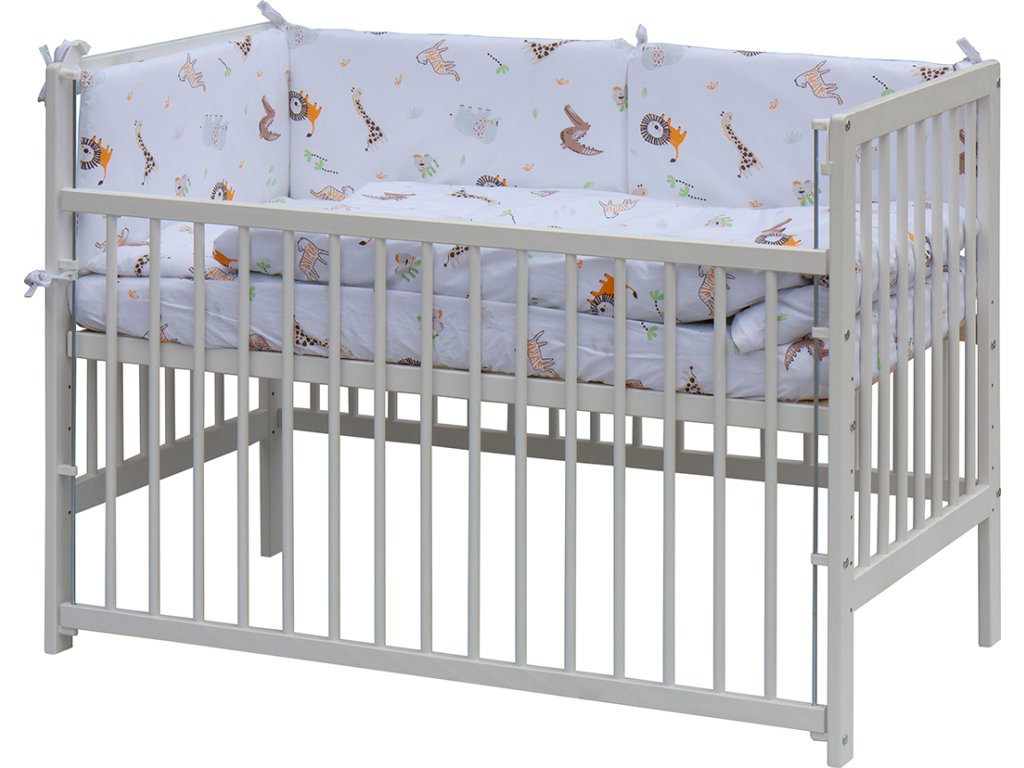 E-shop Scarlett Detská postieľka s kompletnou výbavou 120 x 60 cm - Gona