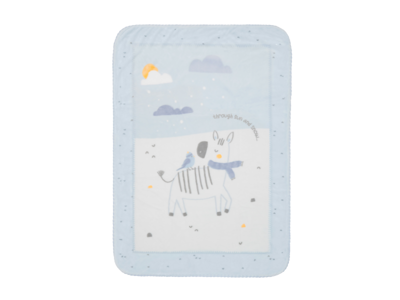 E-shop KikkaBoo Detská deka Super Soft 140x110 cm Stripy Friends