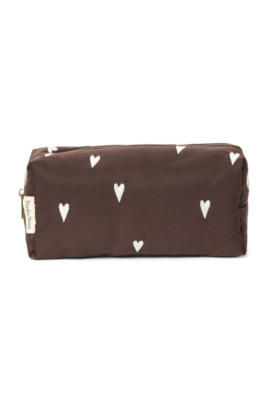 E-shop STUDIO NOOS - Puffy POUCH - kabelka | Brown Hearts