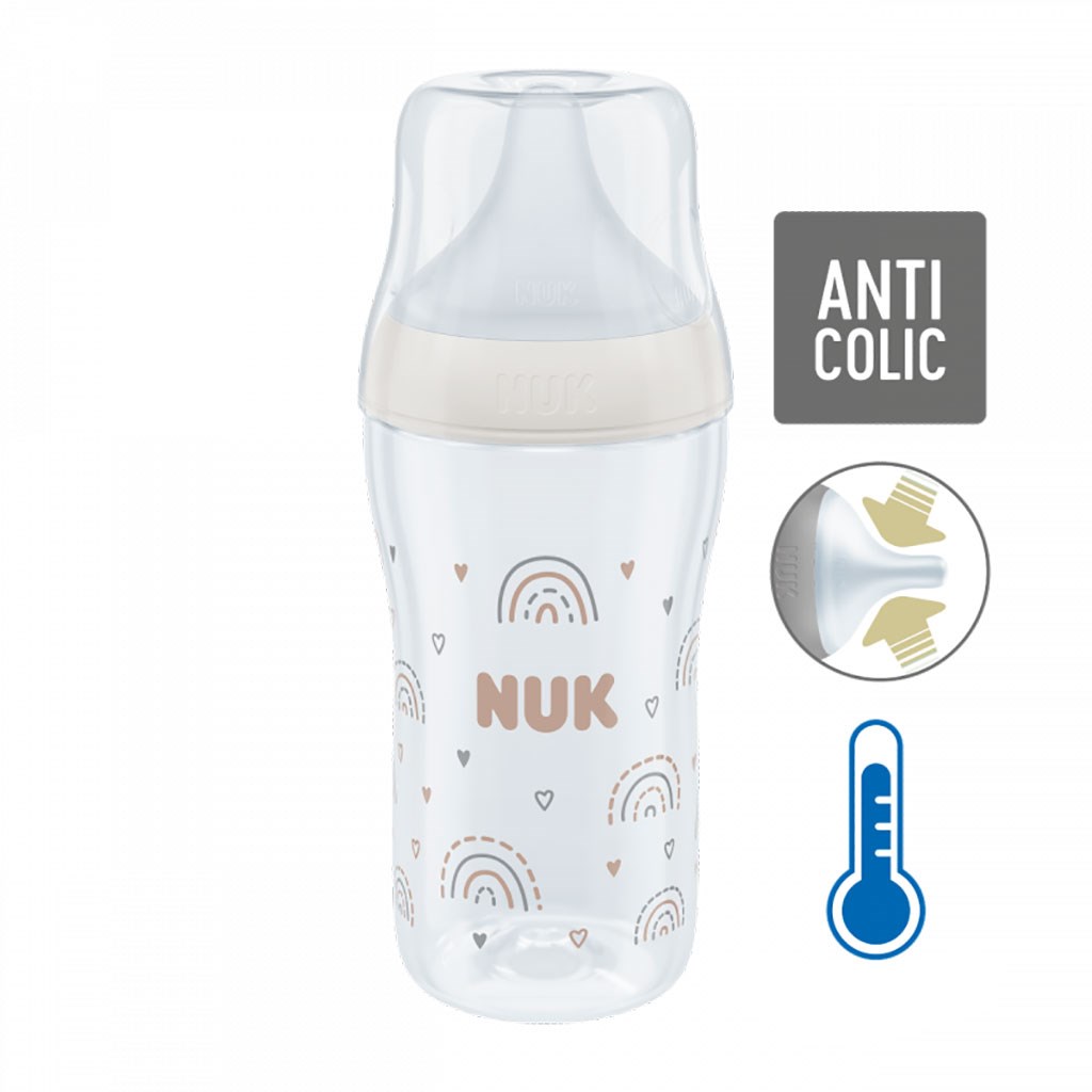 E-shop Sklenená dojčenská fľaša NUK Perfect Match Temperature Control 230 ml - 59279