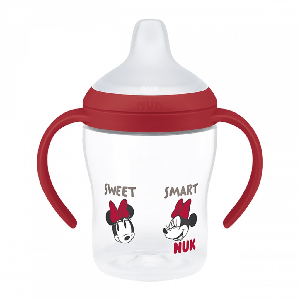 E-shop Dojčenská fľaša na učenie NUK Perfect Match DISNEY Minnie red 150 ml - 59286