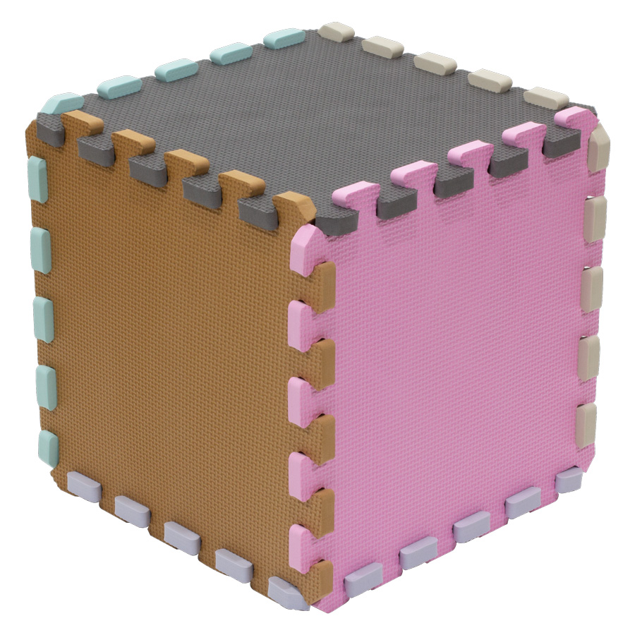 E-shop Rialto Baby Penová puzzle kocka - Rainbow