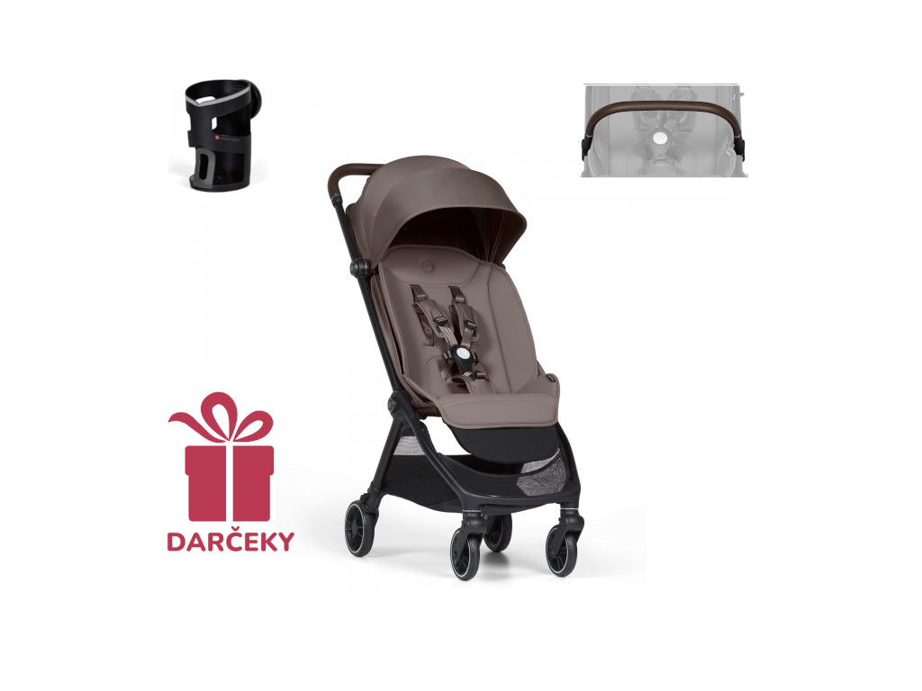 E-shop Bumprider Connect Mini kočík Taupe + madlo a držiak na pohár ZDARMA