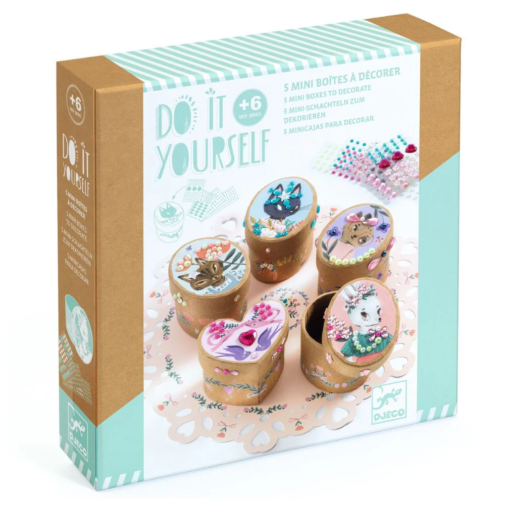 E-shop Djeco DIY Vyrob si sám Krabičky na poklady
