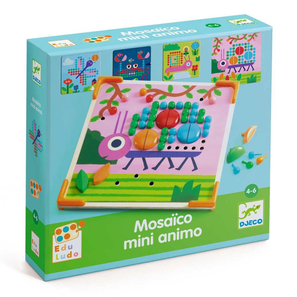 E-shop Djeco Mini Animo Kolíčková mozaika