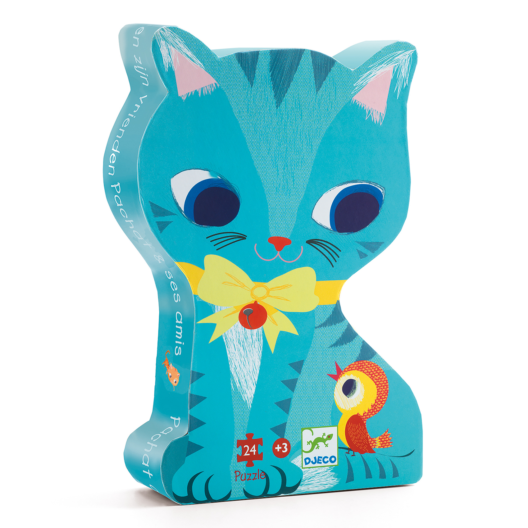 E-shop Djeco Siluetové puzzle Mačička 24 ks