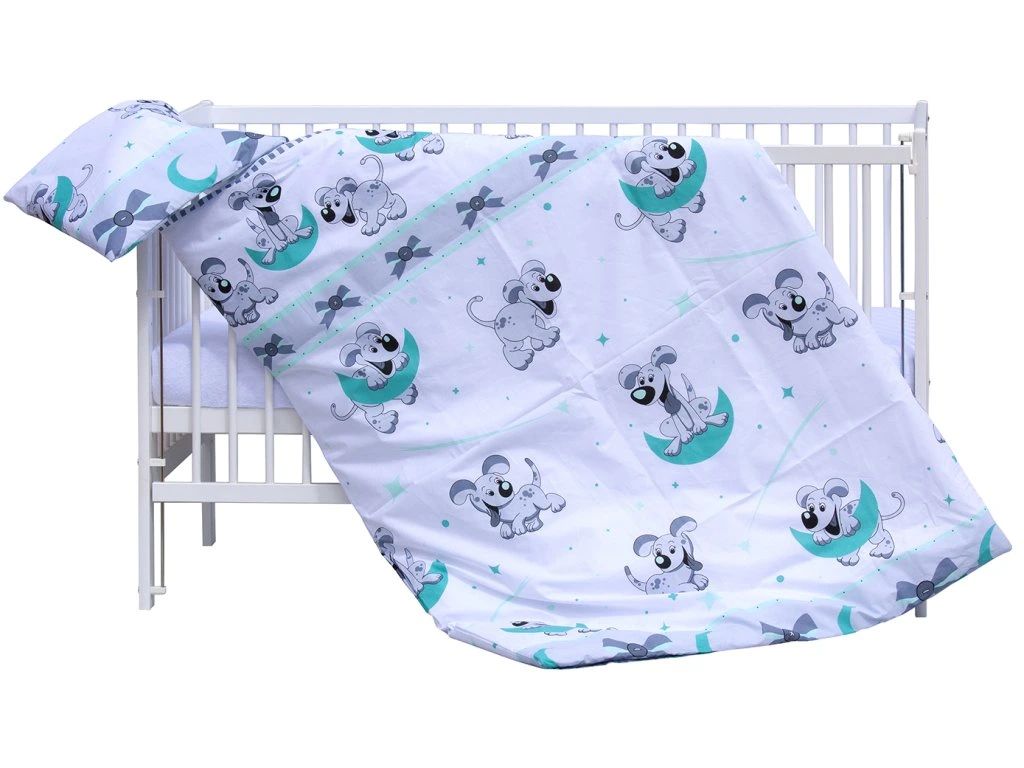 E-shop Scarlett Obliečky do postieľky 2dielne Tigi - tyrkysová 100 x 135 cm