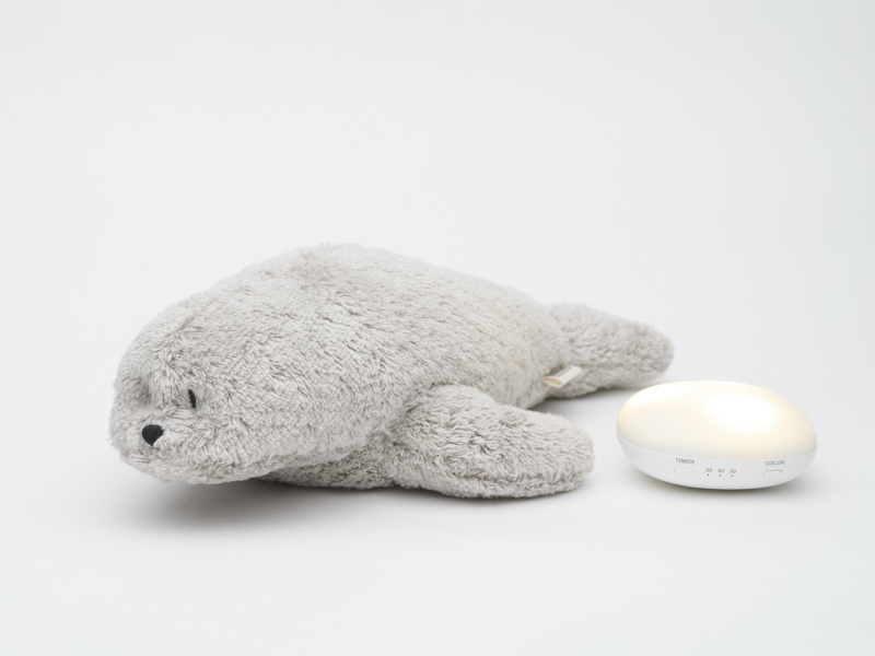 E-shop MOONIE Uspávačik Tuleň Organic Grey