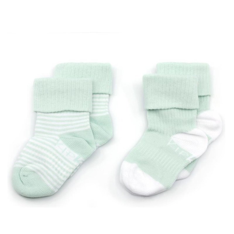 E-shop KipKep Detské ponožky Stay-on-Socks 6-12m 2páry Mint Stripes