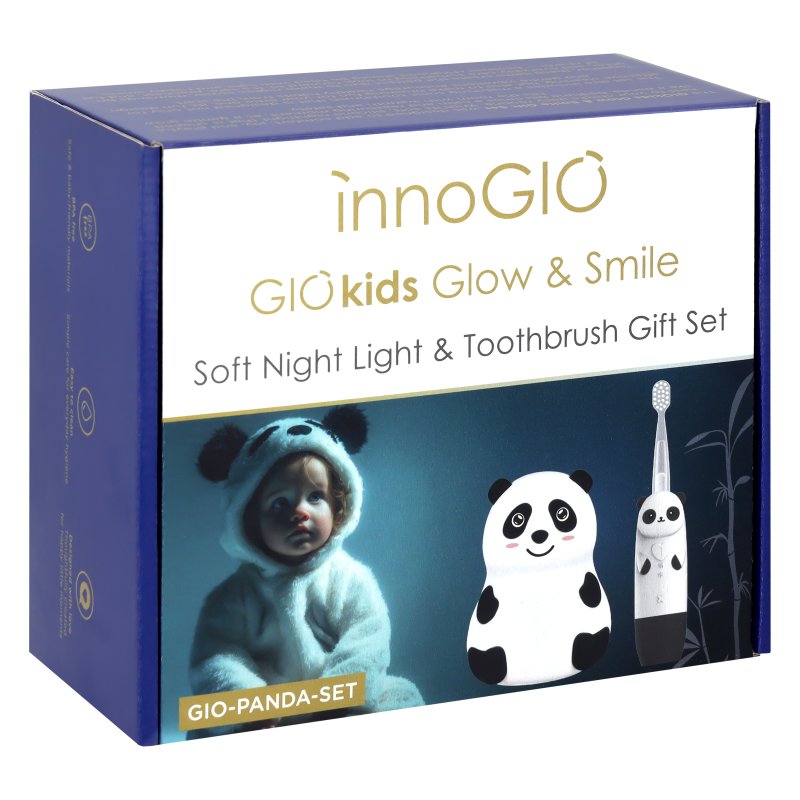 E-shop innoGIO PANDA set (lampička + sonická zubná kefka)