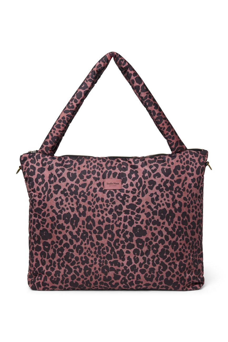 E-shop STUDIO NOOS - Puffy DIAPER BAG - přebalovací taška | Red Leopard
