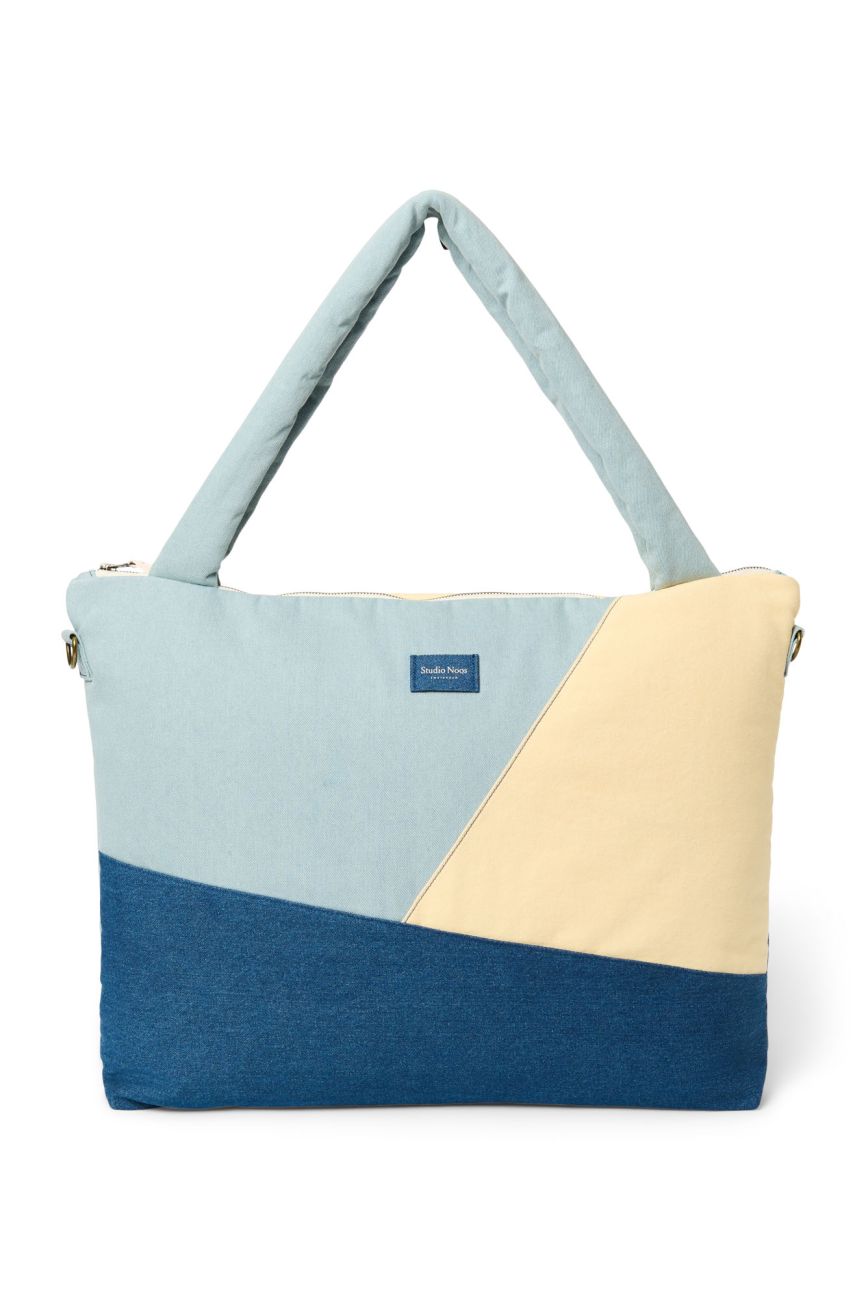 E-shop STUDIO NOOS - Patchwork DIAPER BAG - přebalovací taška | Denim
