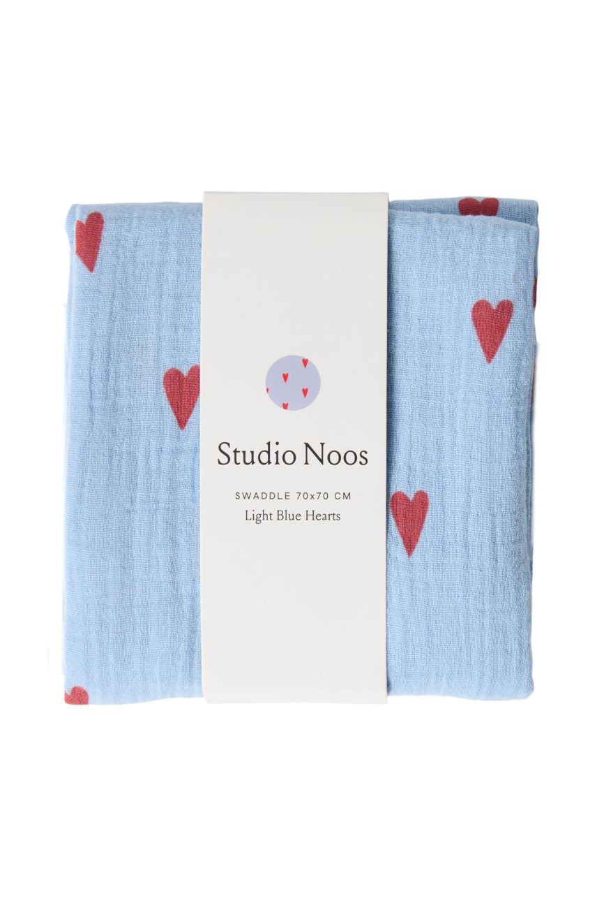 E-shop STUDIO NOOS - SWADDLE ZAVINOVAČKA Print Medium | Blue Hearts