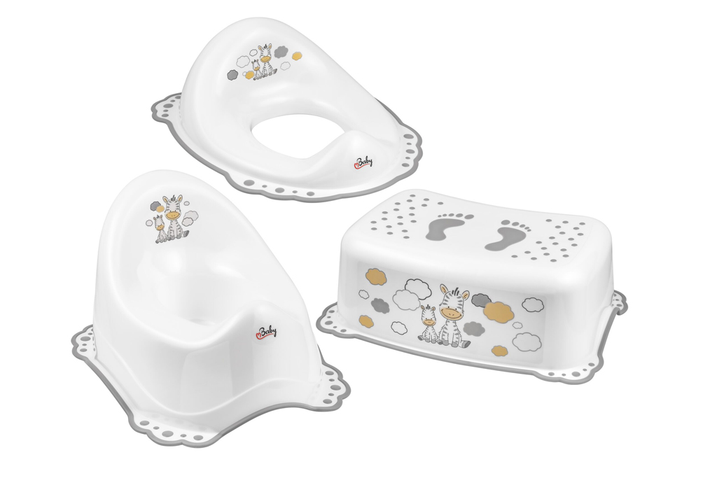 E-shop MALTEX Súprava protišmyková Zebra - White