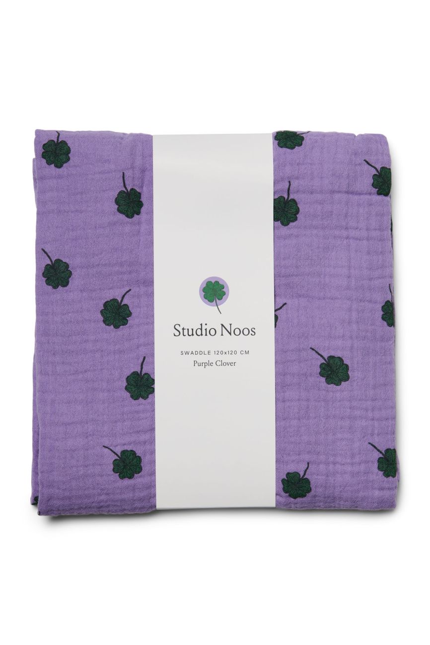 E-shop STUDIO NOOS - SWADDLE ZAVINOVAČKA Print Large | Purple Clover