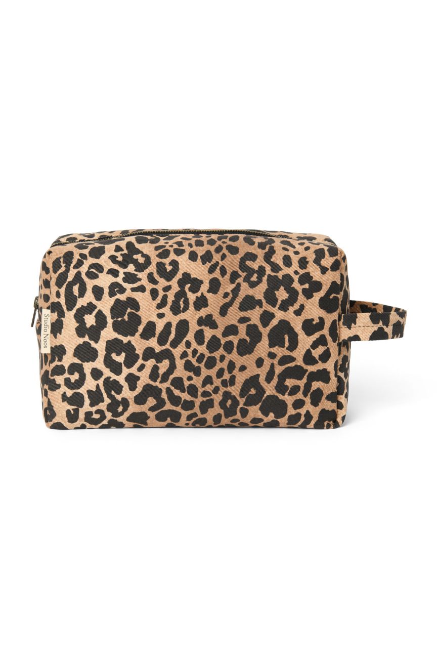 E-shop STUDIO NOOS - Cotton toaletná taštička | Brown Leopard