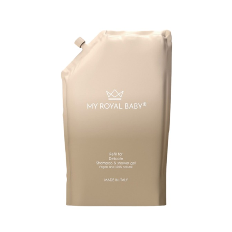 E-shop MyRoyalBaby Jemný šampón a sprchový gél 2v1 náhradná náplň 380ml