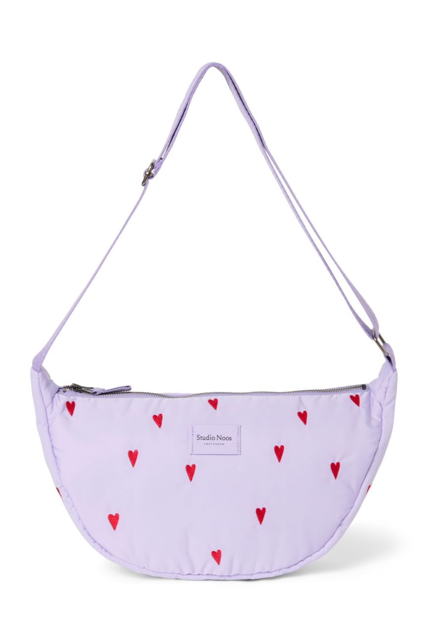 E-shop STUDIO NOOS - Puffy Adult FANNY kabelka | Purple Hearts