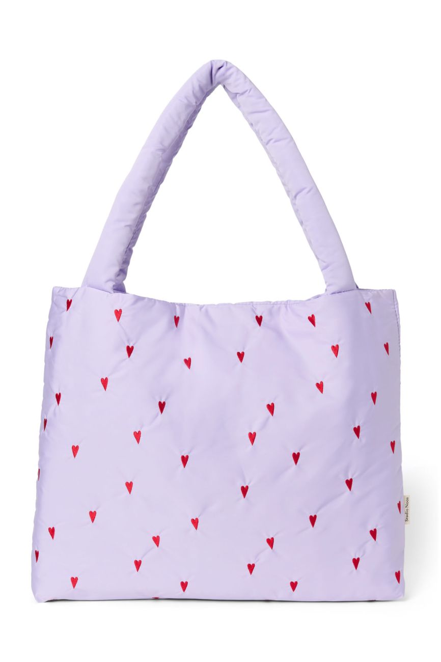E-shop STUDIO NOOS - Puffy MOM BAG | Purple Hearts