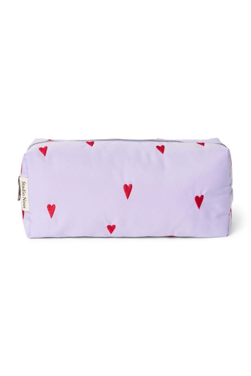 E-shop STUDIO NOOS - Puffy POUCH - kabelka | Purple Hearts