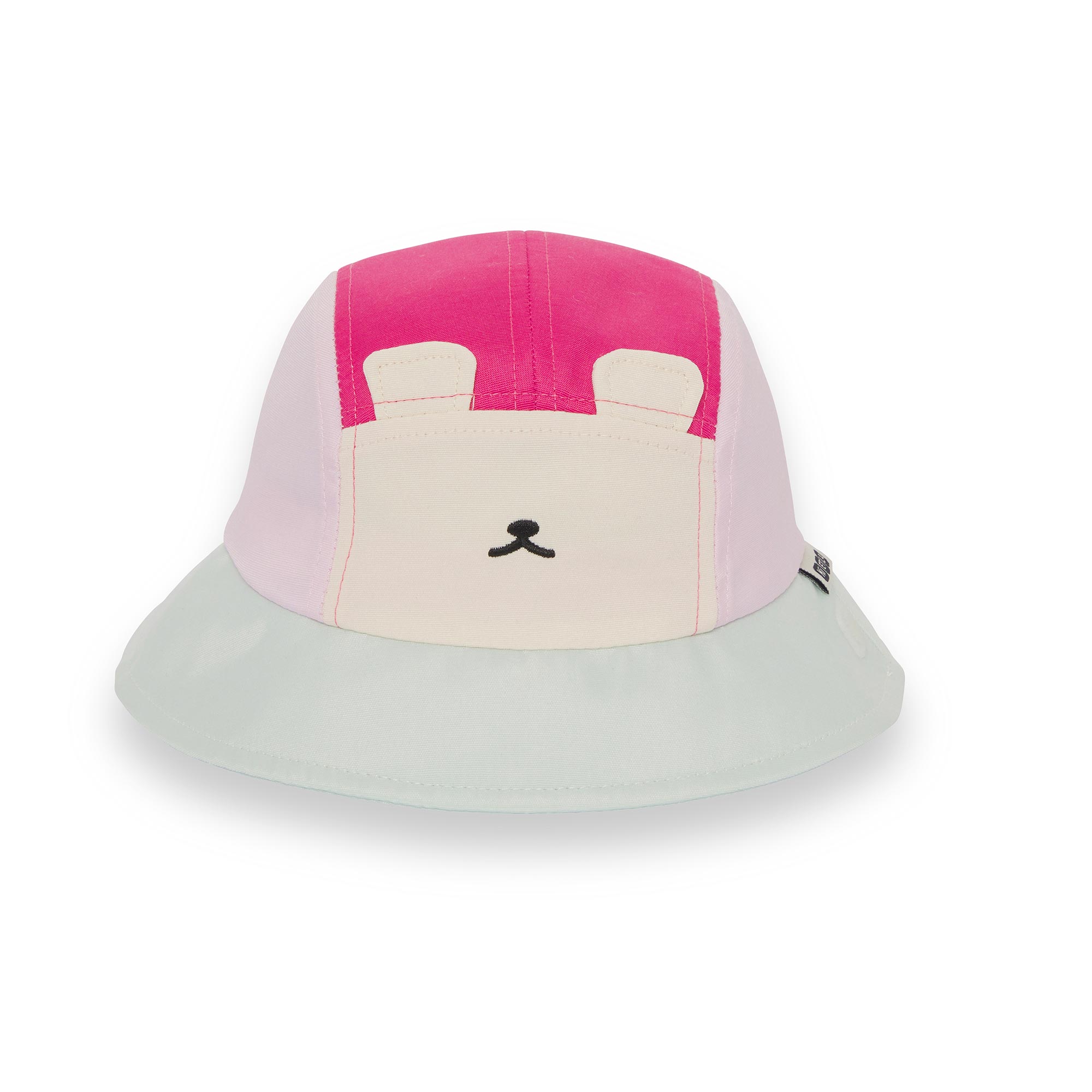E-shop KiETLA FUN OURS‘ON klobúčik s UV ochranou - Bear Raspberry,49 - 51 cm