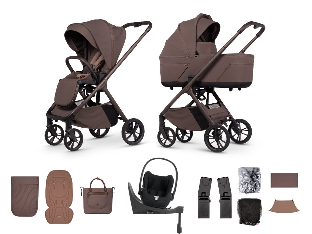 E-shop Venicci kočík Tila 2026, noce + Cybex Cloud T Plus + základňa