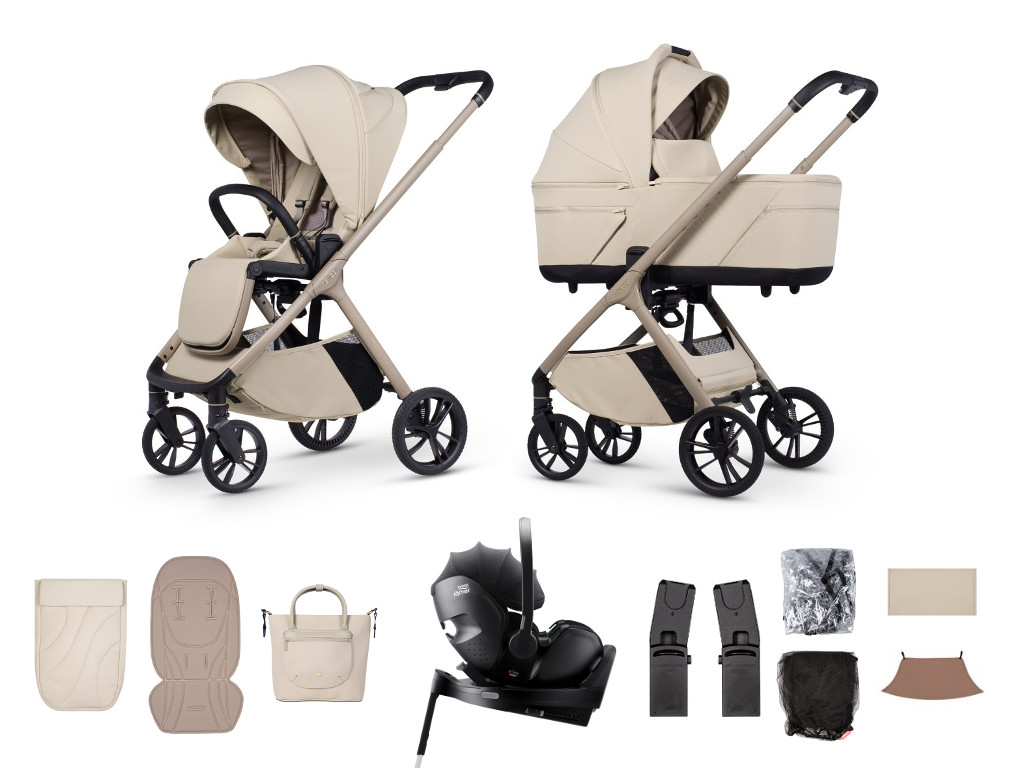E-shop Venicci kočík Tila 2026, sabbia + Britax Baby Safe PRO + základňa