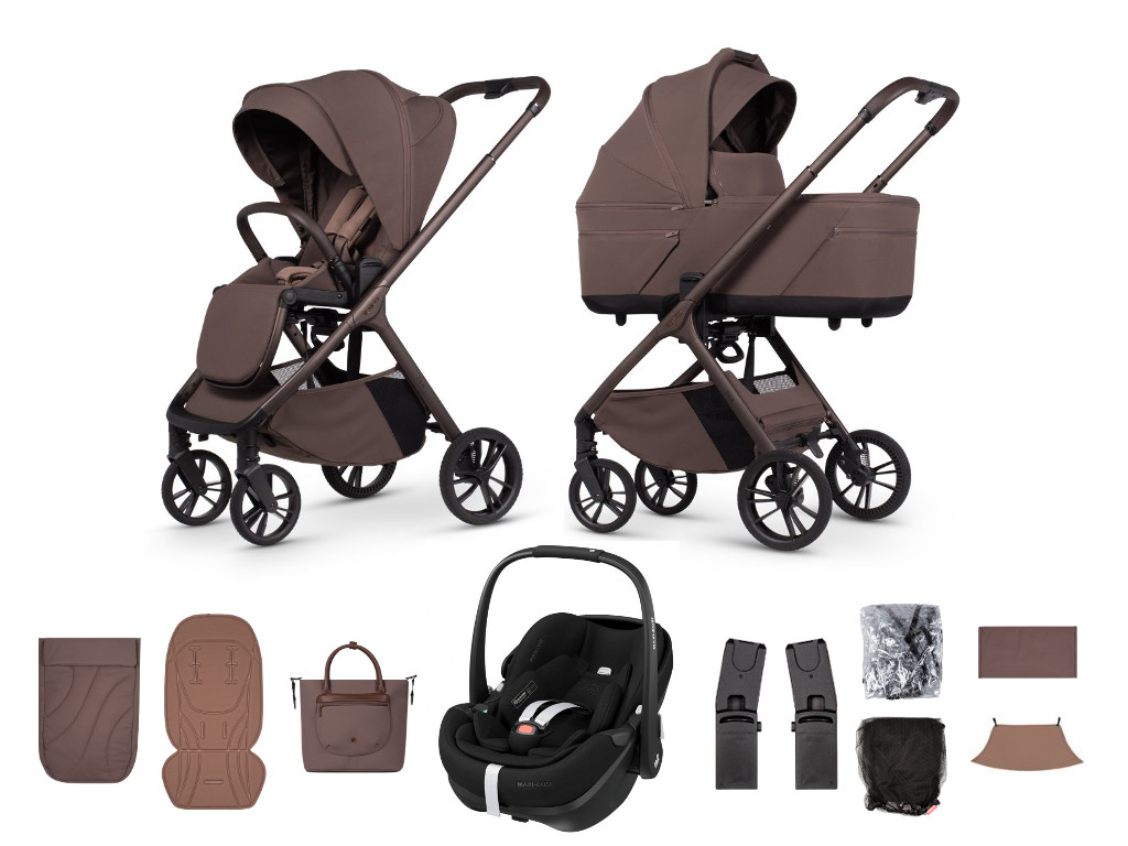 E-shop Venicci kočík Tila 2026, noce + Maxi-Cosi Pebble Pro 2