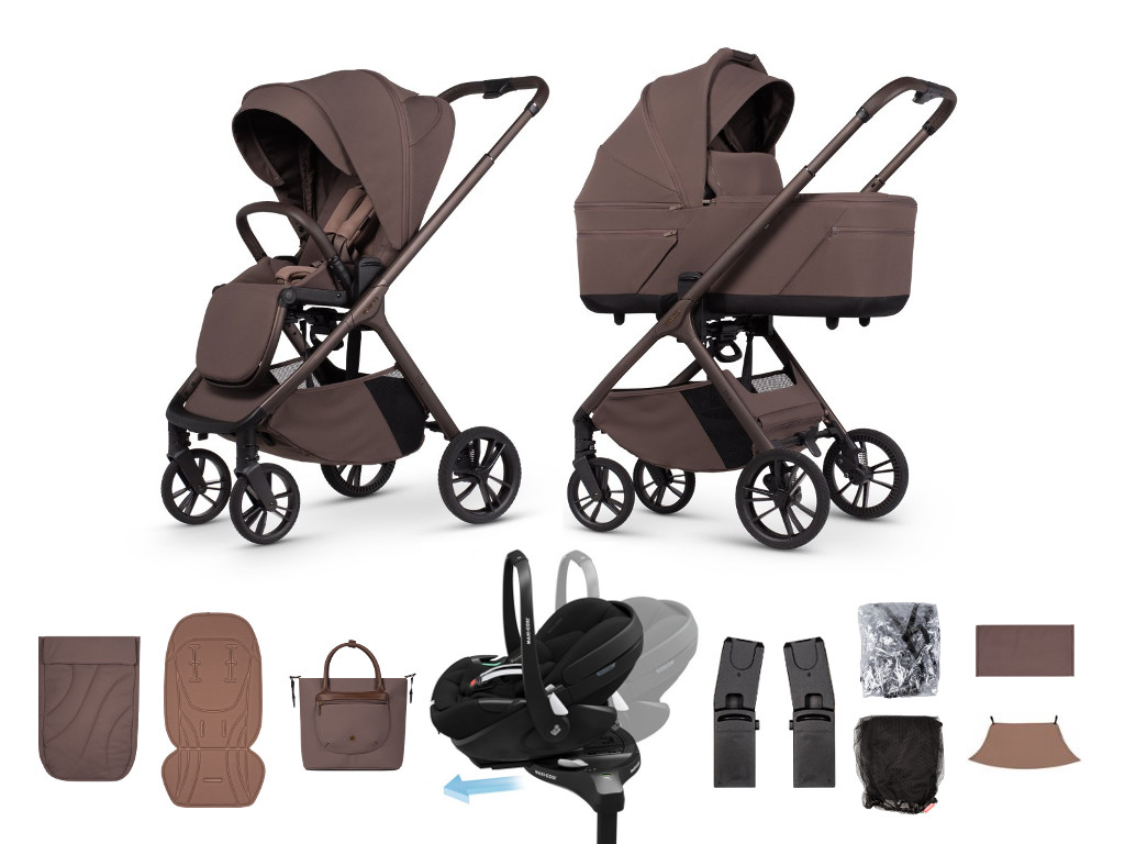 E-shop Venicci kočík Tila 2026, noce + Maxi-Cosi Pebble Pro2 + základňa