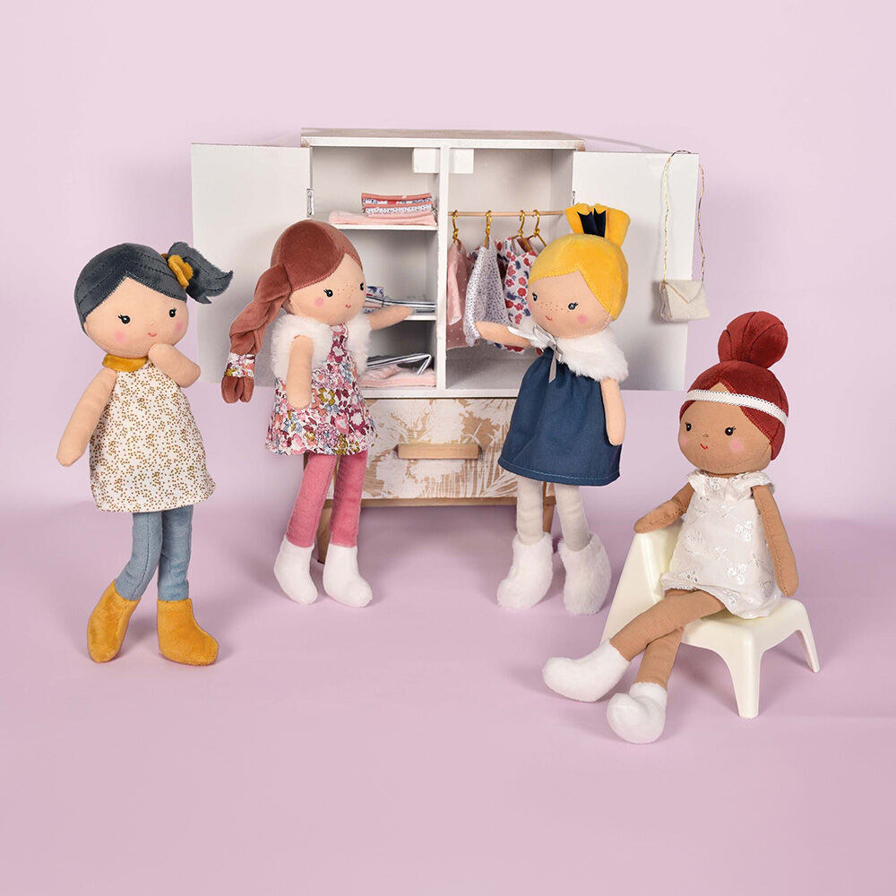 E-shop JJ6038 Doudou et Compagnie Bábiky Najlepšie kamarátky 25cm MIX