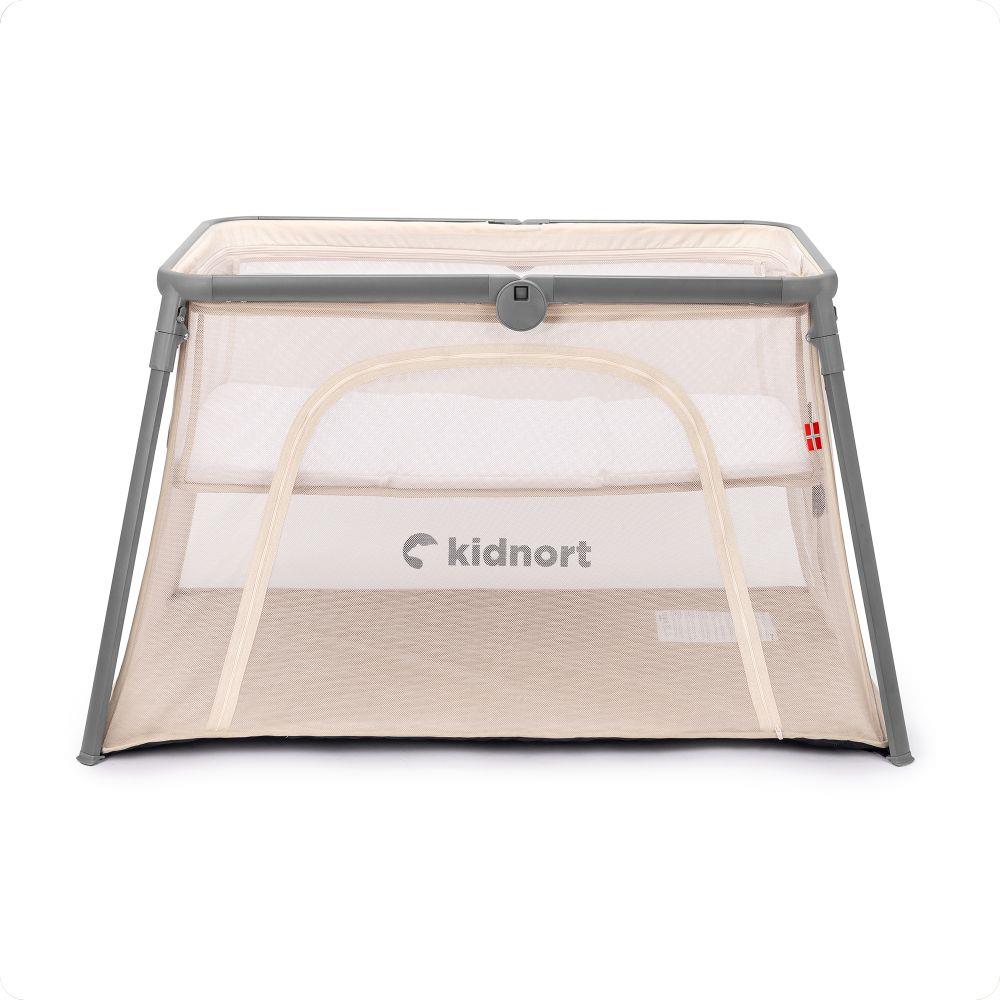 E-shop Kidnort Cestovná postieľka Bleke 2v1 béžová