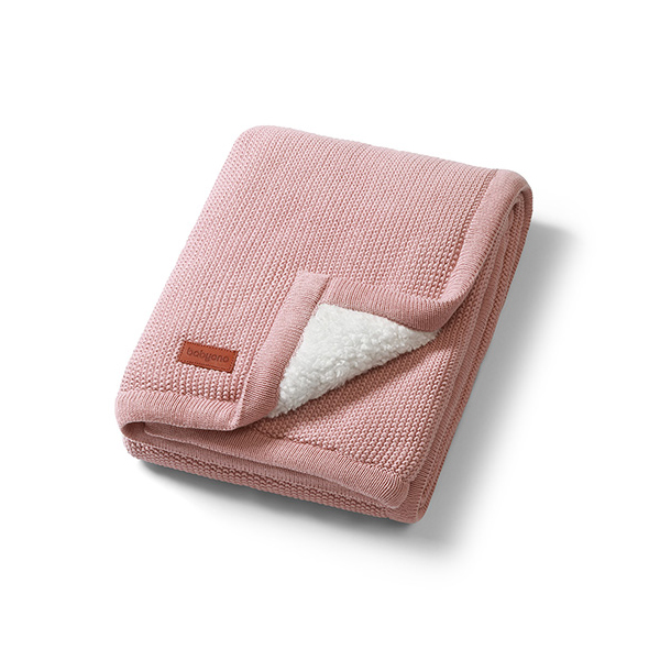 E-shop BABYONO Deka bavlnená s fleecovou podšívkou 75 x 100 cm ružová