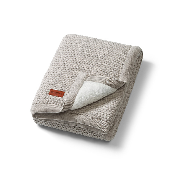 E-shop BABYONO Deka bavlnená s fleecovou podšívkou 75 x 100 cm sivá
