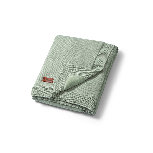E-shop BABYONO Deka z prírodnej bavlny 75 × 100 cm sage 0m+