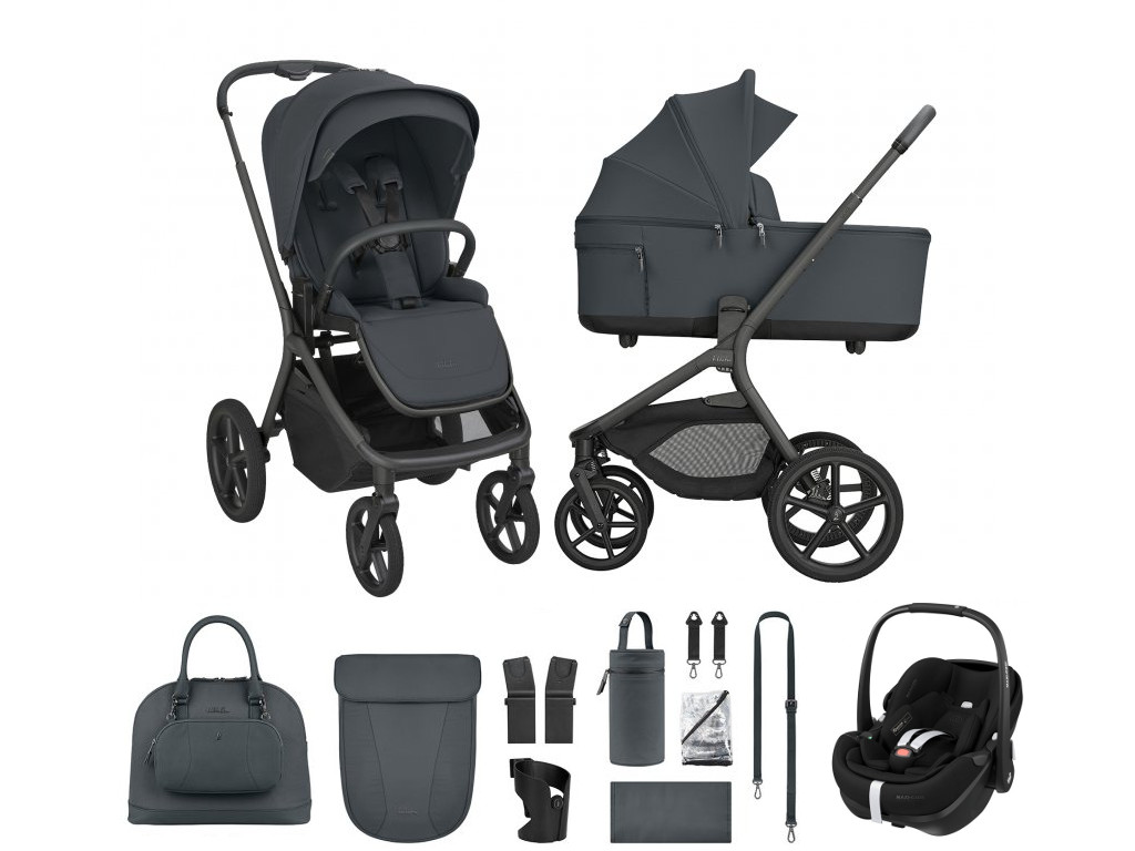 E-shop KikkaBoo Výhodný set Goya Platinum Graphite + Maxi-cosi Pebble 360 Pro2